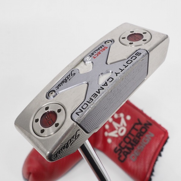 実際に弊社で買取させて頂いたSCOTTY CAMERON/スコッティキャメロン SELECT MALLET 2/セレクト マレット パター 32.125インチ ヘッドカバー付き 