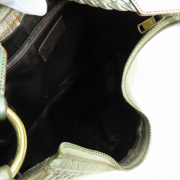実際に弊社で買取させて頂いたYSL/YVES SAINT LAURENT/イヴサンローラン キャンバス ハンドバッグの画像 3枚目