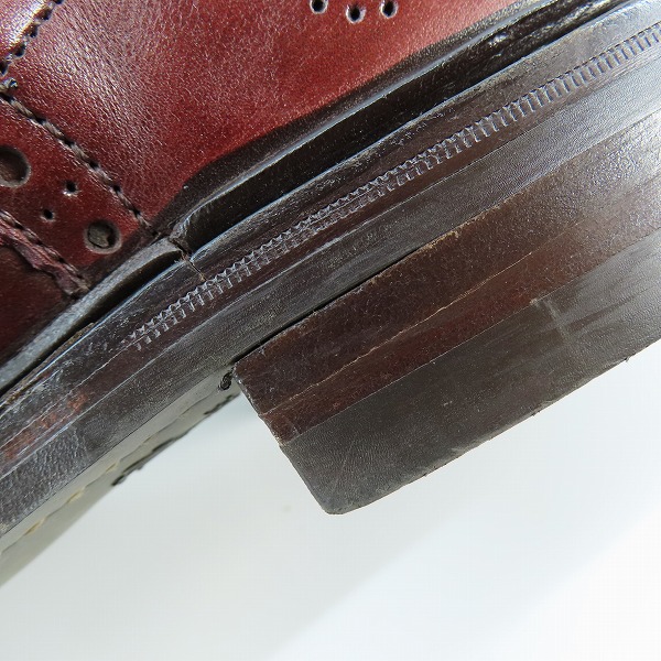 実際に弊社で買取させて頂いたTrickers × Paul smith/トリッカーズ×ポールスミス メダリオン レースアップ カントリーブーツ M6178/7.5の画像 9枚目