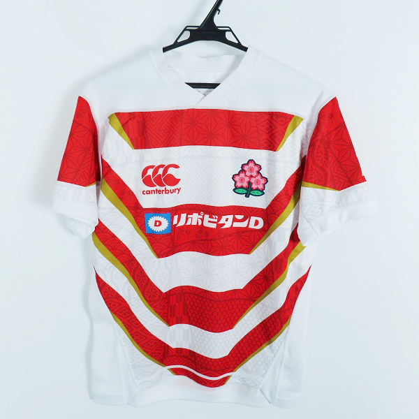 実際に弊社で買取させて頂いたcanterbury/カンタベリー ラグビー日本代表 公式レプリカ ホームジャージ VCR39010/M