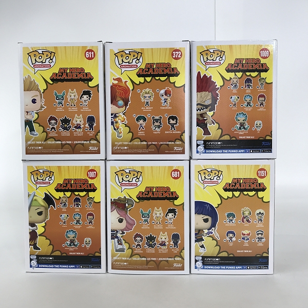 実際に弊社で買取させて頂いた【おまとめ】Funko/ファンコ Pop/ポップ 僕のヒーローアカデミア/ヒロアカ 轟/切島 鋭児郎/通形ミリオ 等 フィギュアの画像 1枚目