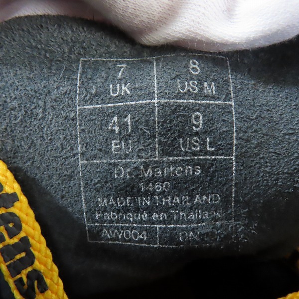 実際に弊社で買取させて頂いたDr.Martens/ドクターマーチン 8EYE/8ホール ブーツ 1460/UK7の画像 5枚目
