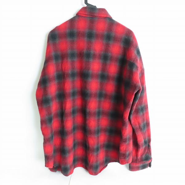 実際に弊社で買取させて頂いたJOHN LAWRENCE SULLIVAN/ジョンローレンスサリバン 長袖チェックシャツ ウール 3B004 16-23/Lの画像 1枚目