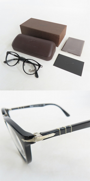 実際に弊社で買取させて頂いたPersol/ペルソール メガネフレーム/アイウェア Typewriter Edition 3107-V 95の画像 9枚目