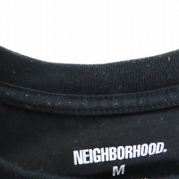 実際に弊社で買取させて頂いたNeighborhood/ネイバーフッド バック縦ロゴ半袖Tシャツ Mの画像 6枚目