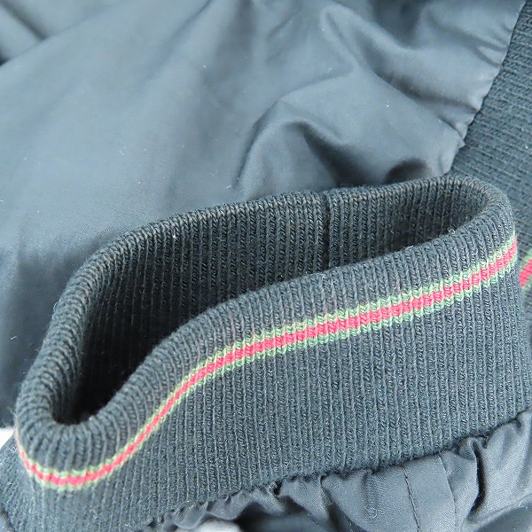 実際に弊社で買取させて頂いたGUCCI/グッチ シェリーライン ジップアップブルゾン 46の画像 6枚目