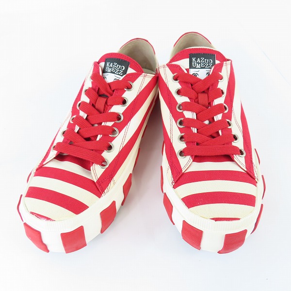 実際に弊社で買取させて頂いたatmos pink×AVIC×楳図かずお/アトモスピンク×アヴィック×楳図かずお SNEAKERS RED スニーカー/26.0