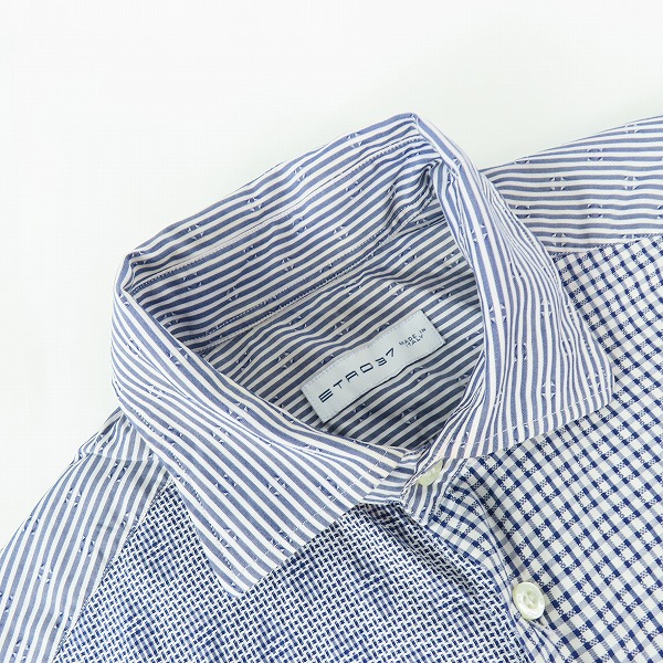実際に弊社で買取させて頂いた【JPタグ】ETRO/エトロ 長袖シャツ 37の画像 6枚目