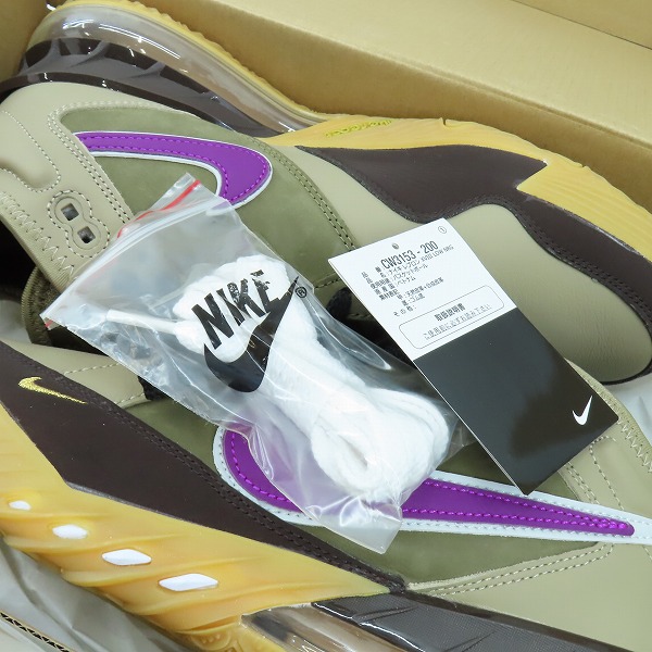 実際に弊社で買取させて頂いたNIKE×atomos/ナイキ×アトモス LEBRON 18 LOW/レブロン 18 ロー バイオテック CW3153-200の画像 7枚目