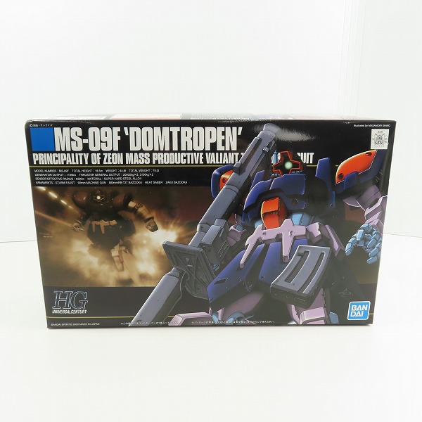 実際に弊社で買取させて頂いた【未組立】BANDAI/バンダイ HG 1/144 機動戦士ガンダム0083 MS-09F DOMTROPEM/ドム・トローペン