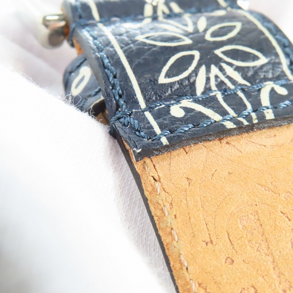 実際に弊社で買取させて頂いたETRO/エトロ ペイズリー柄/総柄 レザーベルト 42/105の画像 6枚目