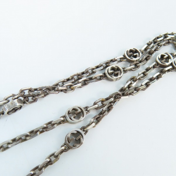 実際に弊社で買取させて頂いたGUCCI/グッチ GG MARMONT GGマーモント ネックレス 632540 J8400 0701の画像 7枚目