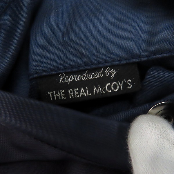 実際に弊社で買取させて頂いたREAL McCOYS/リアルマッコイズ MA-1 フライトジャケット MIL-J-5391A/38の画像 3枚目