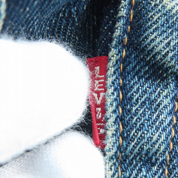 実際に弊社で買取させて頂いたLEVIS/リーバイス S501XX 復刻 大戦モデル BIG E/ビッグE 日本製 44501-0017 W33 L36の画像 7枚目