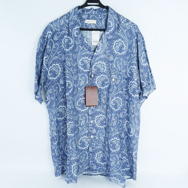 実際に弊社で買取させて頂いた【未使用】ETRO/エトロ ペイズリー柄 半袖シャツ 1K701-6508/3XL