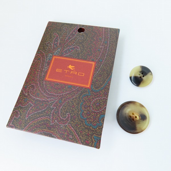 実際に弊社で買取させて頂いた【未使用】ETRO/エトロ ペイズリー総柄 ジャケット 11807-4006/58の画像 8枚目