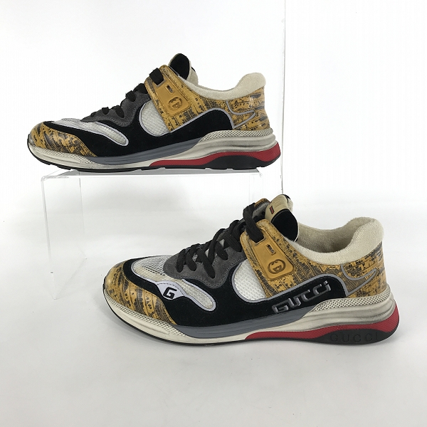 実際に弊社で買取させて頂いたGUCCI/グッチ ULTRAPACE ウルトラペース スニーカー 592345-1LH10-7665/9の画像 3枚目