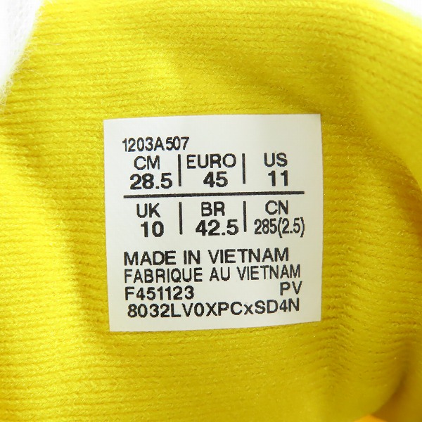 実際に弊社で買取させて頂いた【未使用】C.P. Company × Asics/シーピー カンパニー × アシックス Gel-Quantum 360 8 "Mission Yellow" 1203A507-750/28.5の画像 5枚目