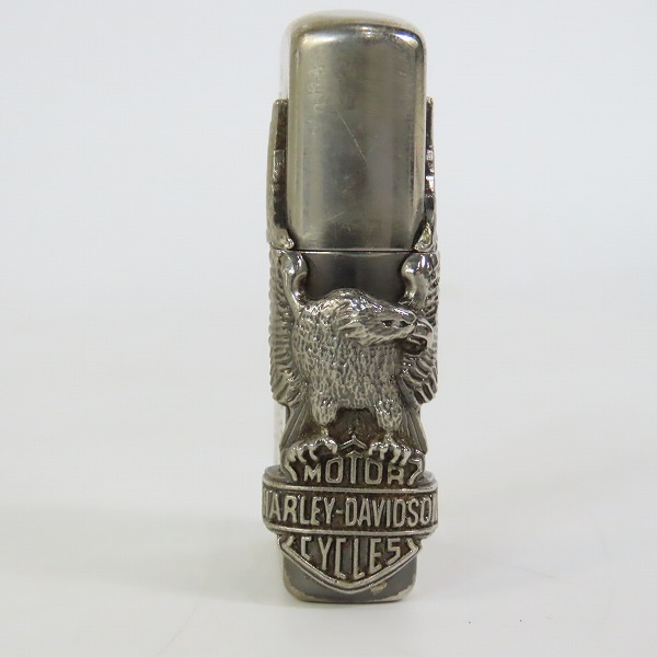 実際に弊社で買取させて頂いたZIPPO/ジッポー HARLEY-DAVIDSON/ハーレーダビッドソン サイド イーグルメタル貼り/1993年製の画像 2枚目