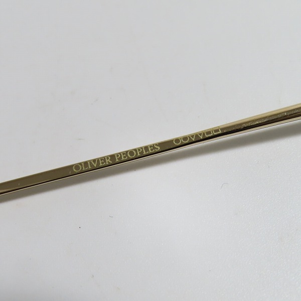 実際に弊社で買取させて頂いたOLIVER PEOPLES/オリバーピープルズ Cheswick G メタルフレーム メガネフレーム アイウェアの画像 5枚目