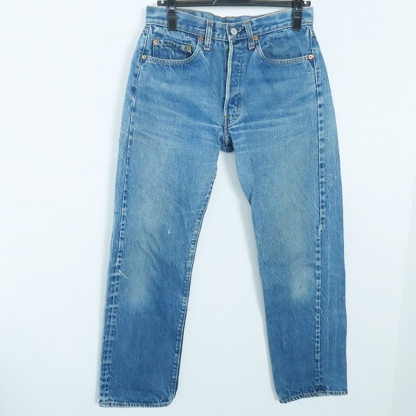 実際に弊社で買取させて頂いたLevis/リーバイス 501 ヴィンテージ 66後期 刻印6 スモールe ボタンフライ デニムパンツ w32l33