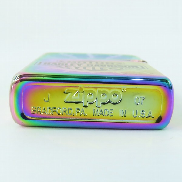 実際に弊社で買取させて頂いたZIPPO/ジッポー HARLEY DAVIDSON/ハーレーダビッドソン スペクトラム 2007年製の画像 3枚目