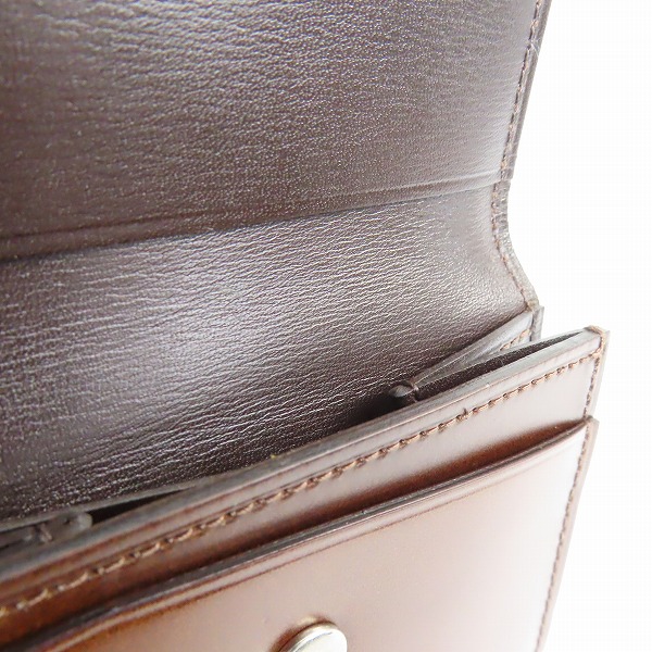 実際に弊社で買取させて頂いた土屋鞄製造所/ツチヤカバン コードバン コインケース/小銭入れの画像 5枚目