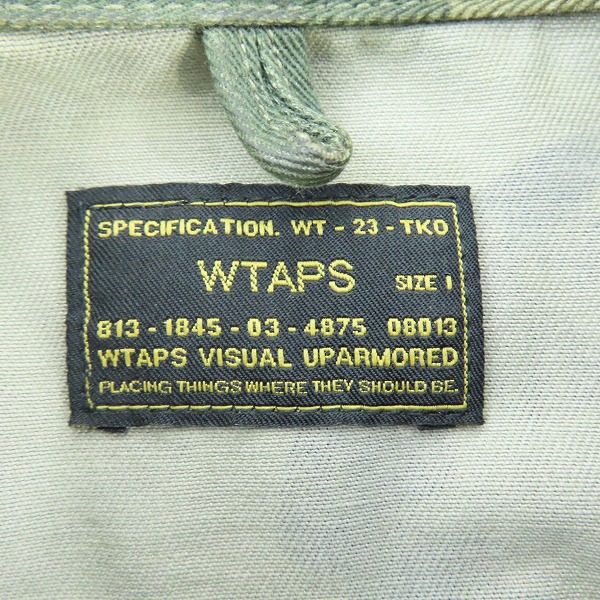 実際に弊社で買取させて頂いたWTAPS/ダブルタップス ミリタリーカモフラ 長袖 シャツジャケット 162LTDT-SHM02 1の画像 2枚目