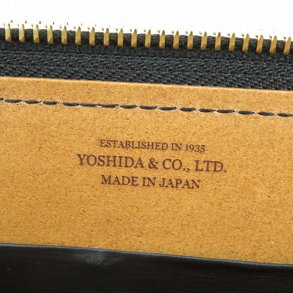 実際に弊社で買取させて頂いたPORTER/ポーター FILM/フィルム レザー クラッチバッグの画像 5枚目