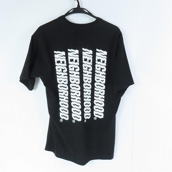 実際に弊社で買取させて頂いたNeighborhood/ネイバーフッド バック縦ロゴ半袖Tシャツ Mの画像 1枚目