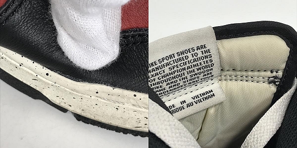 実際に弊社で買取させて頂いたNIKE×Undercover/ナイキ×アンダーカバー Dunk High 1985 ダンクハイ DD9401-600/24.5の画像 7枚目