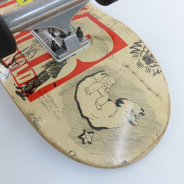 実際に弊社で買取させて頂いたBAKER/ベイカー Andrew Reynolds BRAND NAME DOODLES DECK スケートボード/コンプリートデッキの画像 4枚目