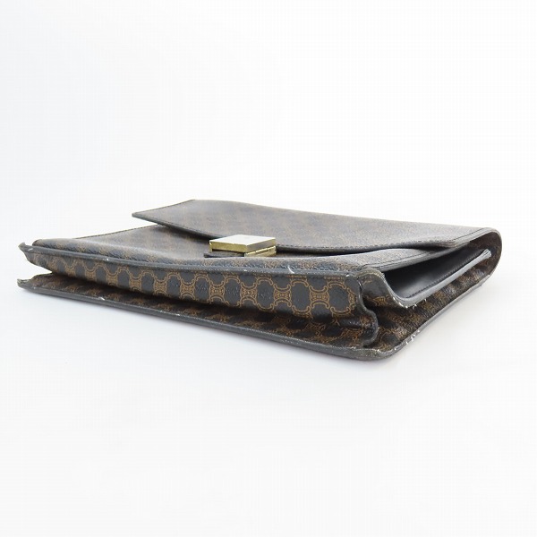 実際に弊社で買取させて頂いたCELINE/セリーヌ オールド クラッチ/セカンドバッグ マカダム柄の画像 2枚目