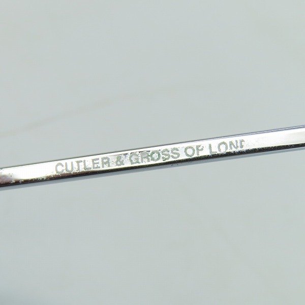 実際に弊社で買取させて頂いたCUTLER AND GROSS/カトラーアンドグロス ティアドロップ サングラス/アイウェアの画像 5枚目