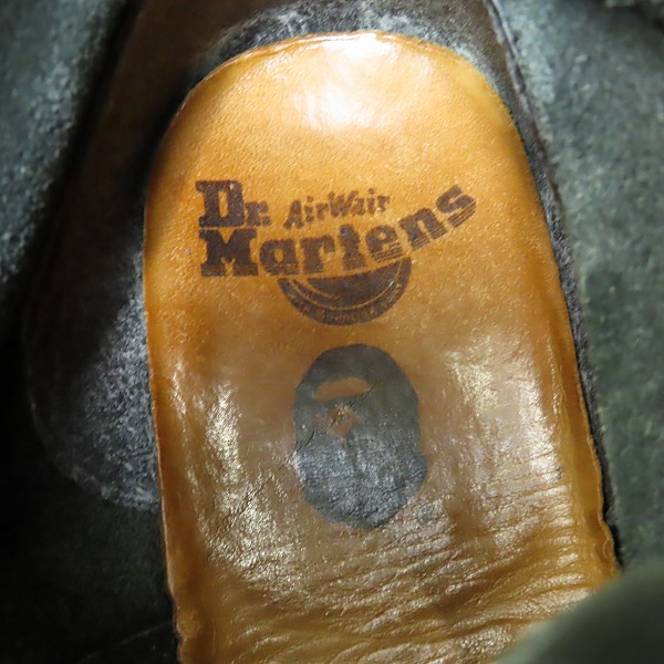 実際に弊社で買取させて頂いたDr. Martens×A BATHING APE/ドクターマーチン×アベイシングエイプ ABC 8 HOLE BOOTS/8ホールブーツ/UK8の画像 6枚目