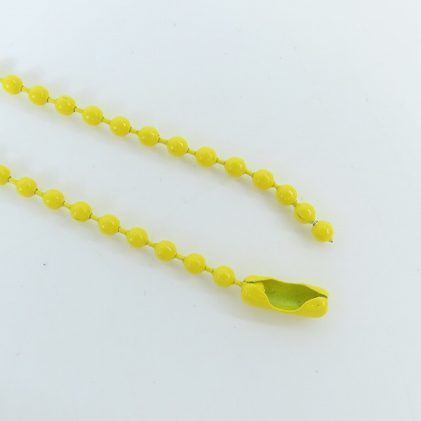 実際に弊社で買取させて頂いたCHROME HEARTS/クロムハーツ RUBBER LARGE DAGGER/ラバー ラージ ダガー ネックレス イエローの画像 5枚目