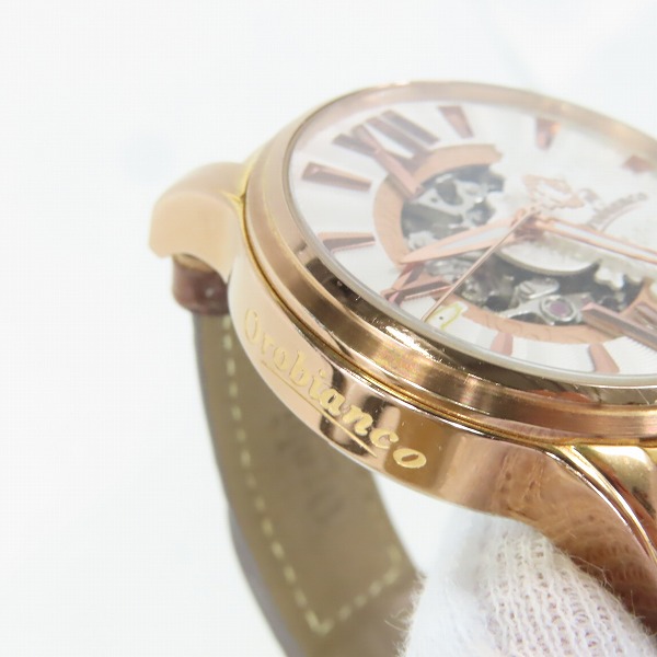 実際に弊社で買取させて頂いたOrobianco/オロビアンコ ORAKLASSICA オラクラシカ 自動巻き 腕時計 OR0011の画像 4枚目
