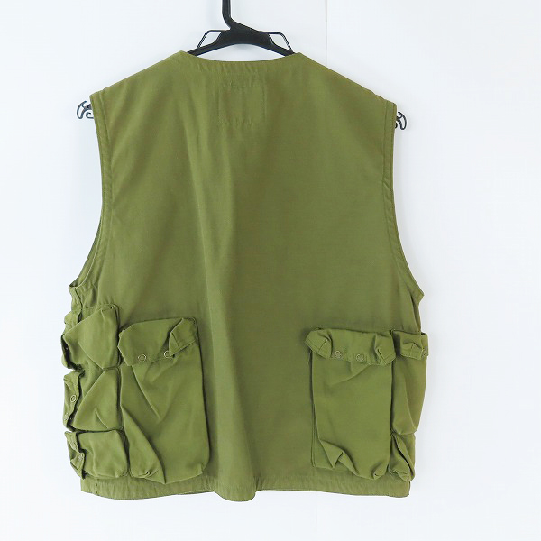 実際に弊社で買取させて頂いたALPHA INDUSTRIES/アルファインダストリーズ VINTAGE VEST ベスト カーキ W33-038-AC 5415/Sの画像 1枚目