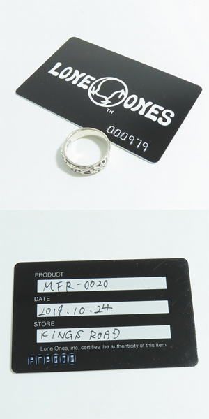 実際に弊社で買取させて頂いた【ギャラ付き】LONE ONES/ロンワンズ SOUL MATE/ソウルメイトリング MFR-0020 17号の画像 9枚目