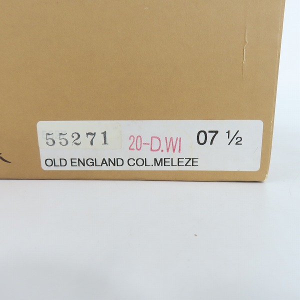 実際に弊社で買取させて頂いたSantoni/サントーニ セミスクエアトゥ レースアップシューズ 5527/7.5の画像 9枚目