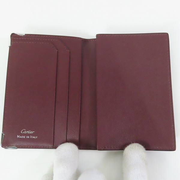 実際に弊社で買取させて頂いたCartier/カルティエ マスト ドゥ カルティエ カードケース CRL3001367の画像 3枚目