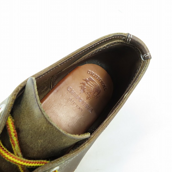 実際に弊社で買取させて頂いたCHIPPEWA/チペワ 4"MOC TOE WEDGE OXFORD 4 インチ モックトゥ ウェッジ オックスフォード 1901M42/7Eの画像 4枚目