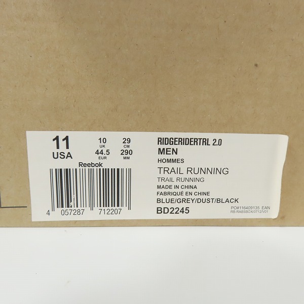 実際に弊社で買取させて頂いたReebok/リーボック Ridgerider Trail 2.0/リッジライダー トレイル 2.0 BD2245 29の画像 8枚目