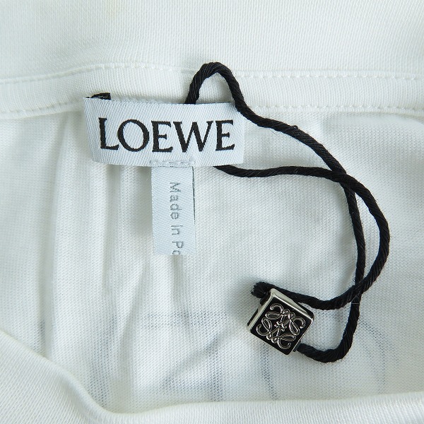 実際に弊社で買取させて頂いたLOEWE/ロエべ Tシャツ プリント 白 H6299520CR/Sの画像 2枚目