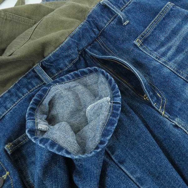 実際に弊社で買取させて頂いたglamb/グラム ドッキング デニム モーリスオーバーオール GB17AT/P10/4の画像 6枚目
