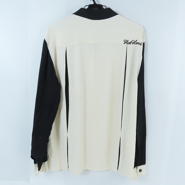 実際に弊社で買取させて頂いたTHE FLAT HEAD/フラットヘッド 長袖 レーヨンシャツ/Lの画像 1枚目