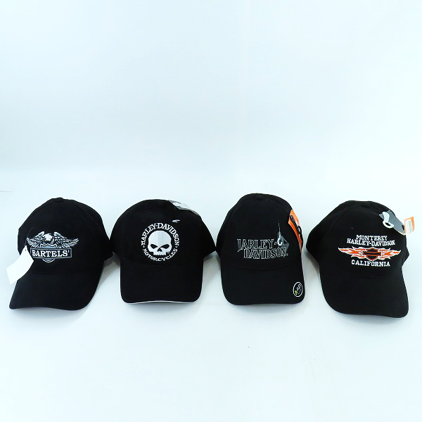 実際に弊社で買取させて頂いた【未使用】SPORTSMAN/スポーツマン HARLEY-DAVIDSON/ハーレーダビッドソン キャップ 4点セット