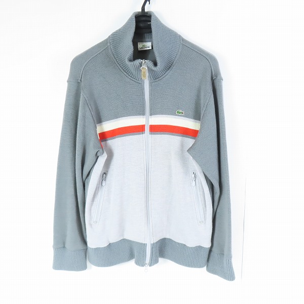実際に弊社で買取させて頂いたLACOSTE/ラコステ ジップアップ ニットジャケット 胸刺繍 5