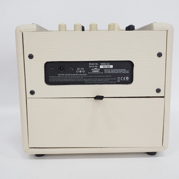 実際に弊社で買取させて頂いたVOX/ヴォックス MINI3-G2 IV 小型ギターアンプ 自宅練習用 コンボアンプ ACアダプター付【動作確認済】の画像 5枚目