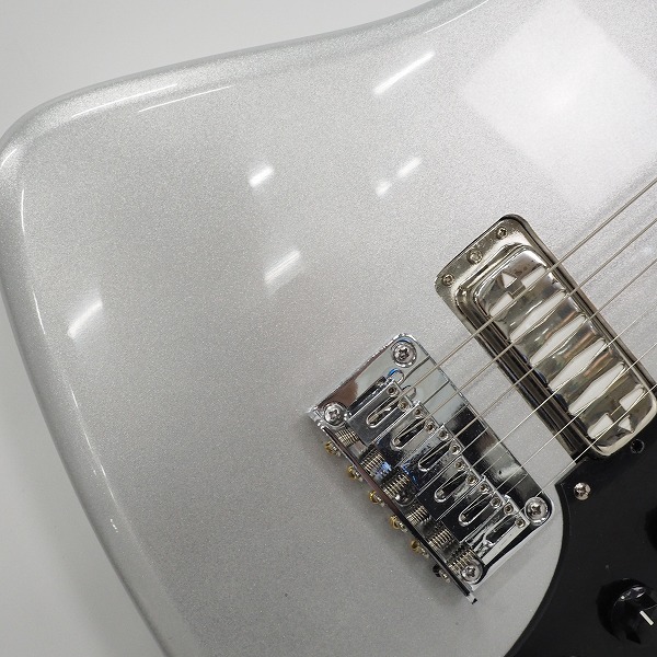 実際に弊社で買取させて頂いた★EASTWOOD GUITARS/イーストウッド AIRLINE BIGHORN Sonic Silver ビザールギター エレキギター ソフトケース付の画像 5枚目